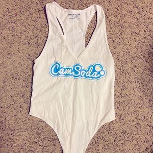 Super cute American Apparel bodysuit with Camsoda Graphic